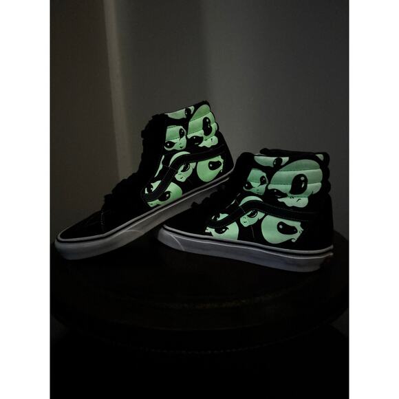 Vans | SK8 Hi “Alien Ghosts” Glow in the Dark Shoes | Men's Size 9.5 - Picture 2 of 15